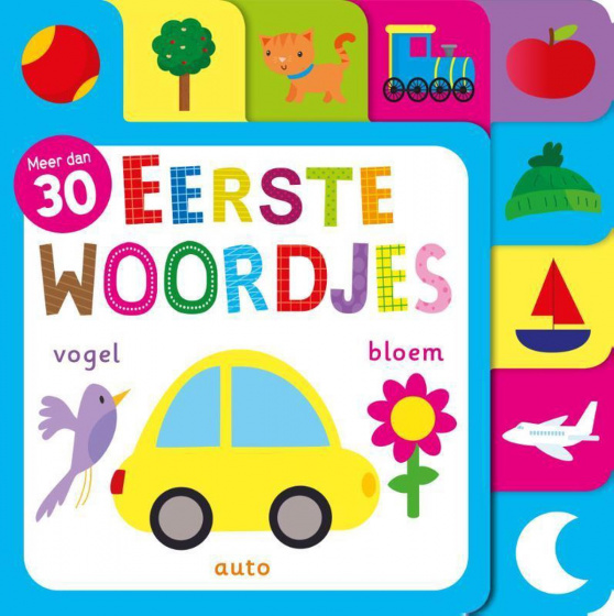 Rebo Productions kinderboek eerste woordjes 18,7 cm papier