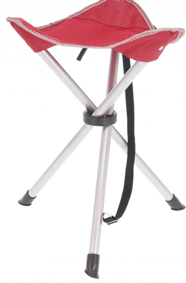 Camping stool foldable red 35 x 35 x 45 cm 1 piece
