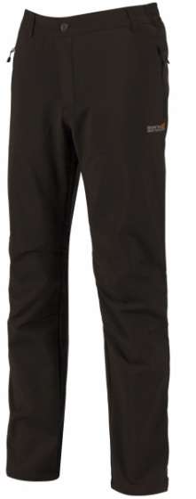 Regatta outdoorové oblečenie Geo Softshell II pánske polyesterové čierne mt 44/S