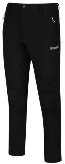 Regatta turistické nohavice Geo II pánske polyester/elastan čierna mt 30/34
