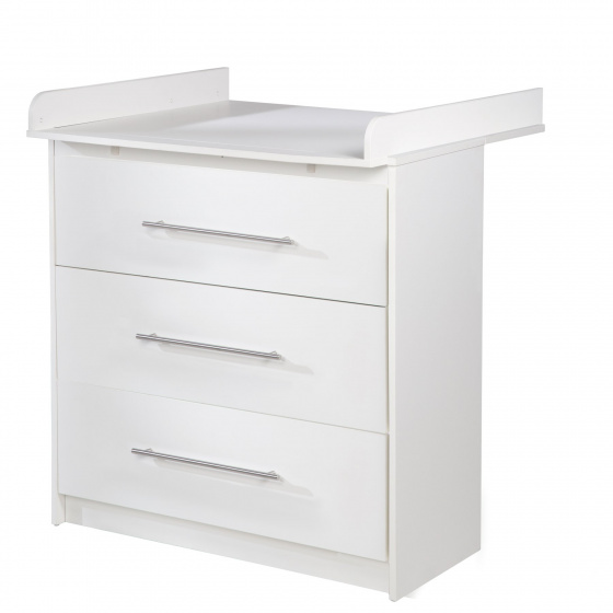 Roba commode Maren 88,5 x 75 x 98,5 cm hout/RVS wit Roba commode Maren 88,5 x 75 x 98,5 cm hout/RVS wit