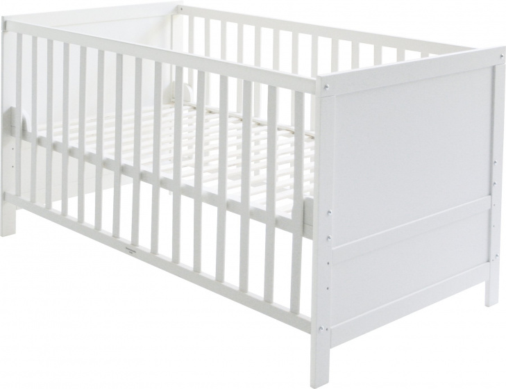 cot 142 x 78 x 78 cm wood white