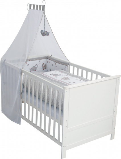 Roba ledikant Jumbotwins 153 x 79,2 x 152 cm hout wit 7 delig Roba ledikant Jumbotwins 153 x 79,2 x 152 cm hout wit 7 delig