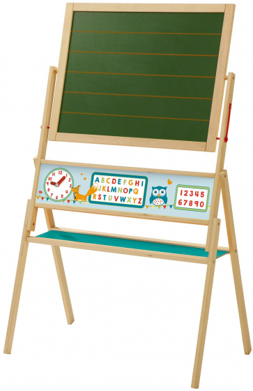Roba school /tekenbord magnetisch junior 112 cm hout bruin