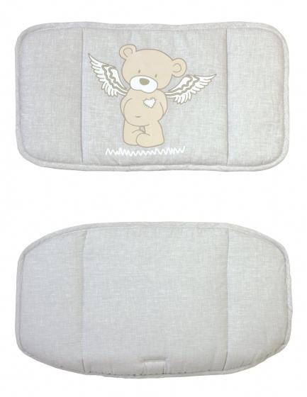 Roba podsedák Heartbreaker polycotton šedý 2dielny