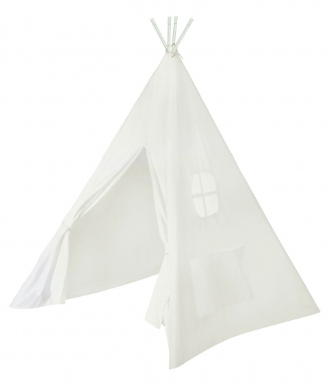 Roba tipi speeltent junior 117 x 110 x 156 cm canvas wit Roba tipi speeltent junior 117 x 110 x 156 cm canvas wit