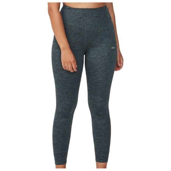 Röhnisch športové obliekanie Lasting High Waist Tightsladies sivá/zelená veľkosť XS