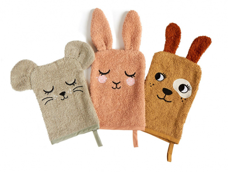 Roommate washandjes 15 x 21 cm katoen roze 3 stuks Roommate washandjes 15 x 21 cm katoen roze 3 stuks