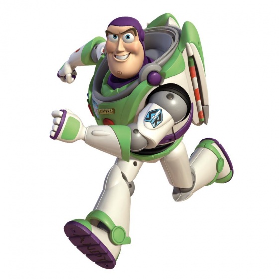wallstickers Buzz Lightyear Glow in the Dark