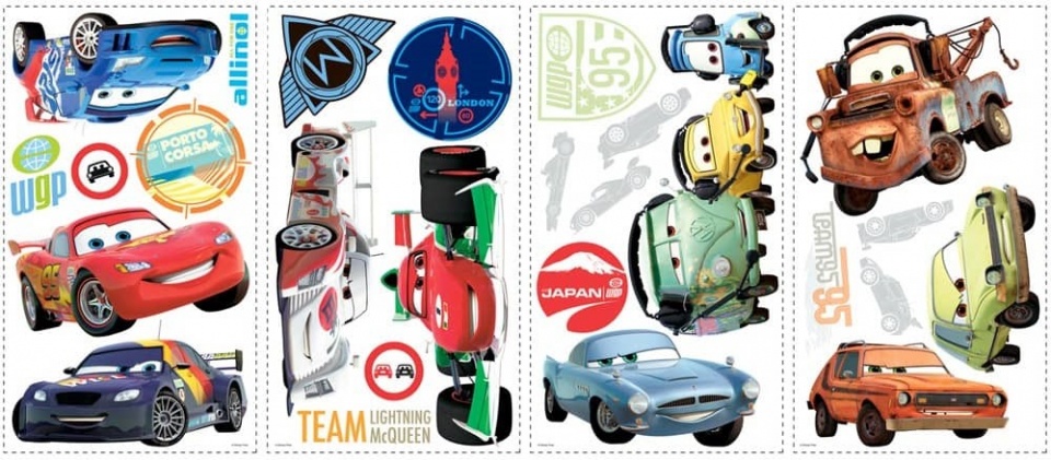 wallstickers Cars vinyl 26 pieces