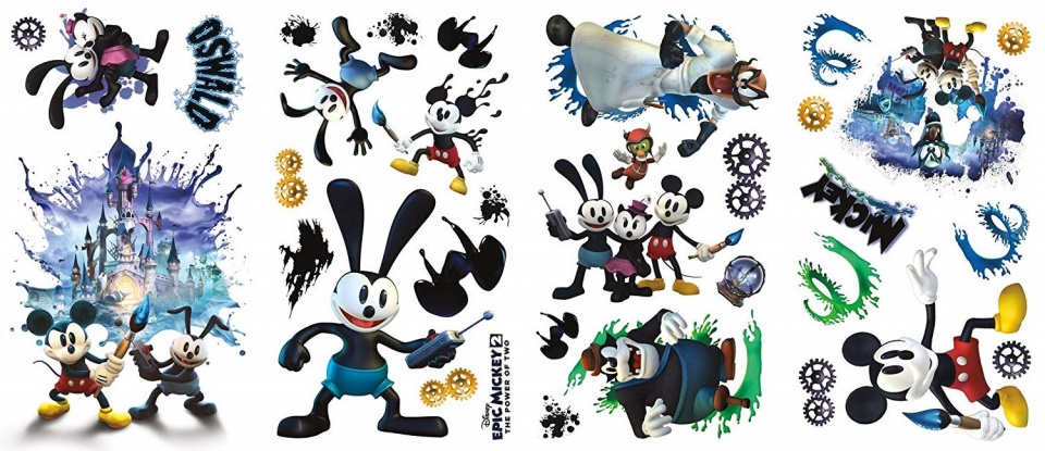 wallstickers Mickey Mouse 2 vinyl 33 pieces