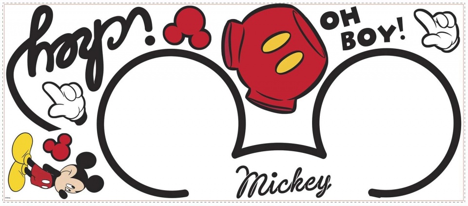wallstickers Mickey Mouse vinyl 11 pieces