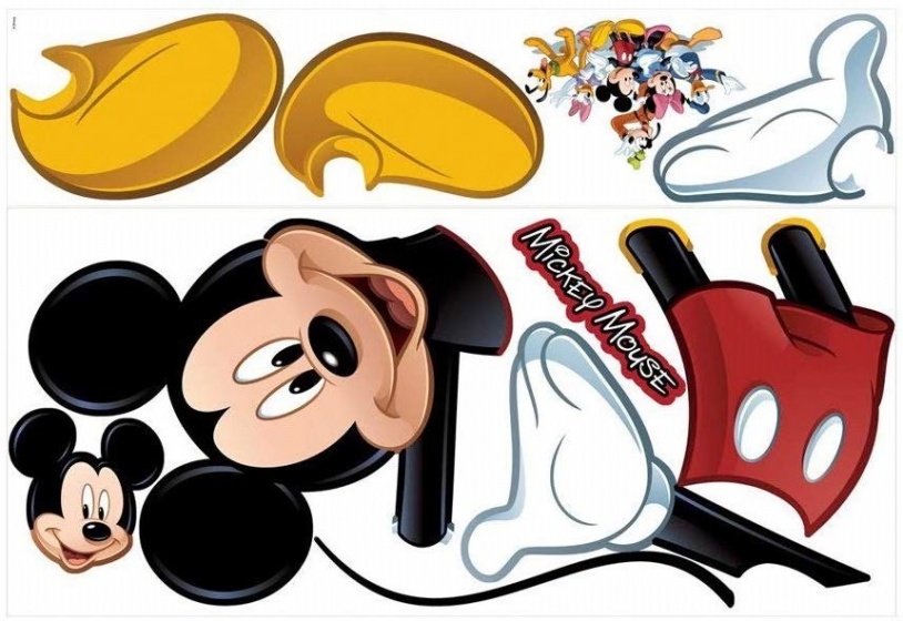 wallstickers Mickey Mouse vinyl 10 pieces
