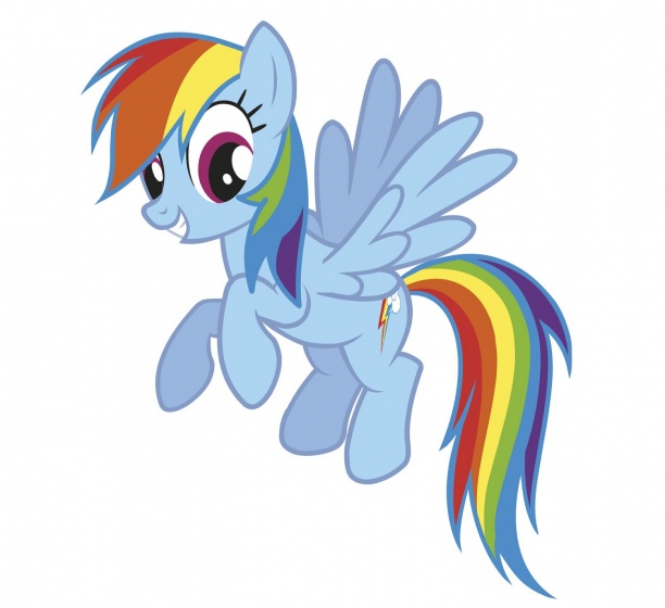 wall stickers My Little Pony Rainbow Dash vinyl 19 kusov