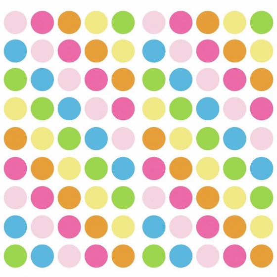 wall stickers Pastel Dots vinyl 180 pieces