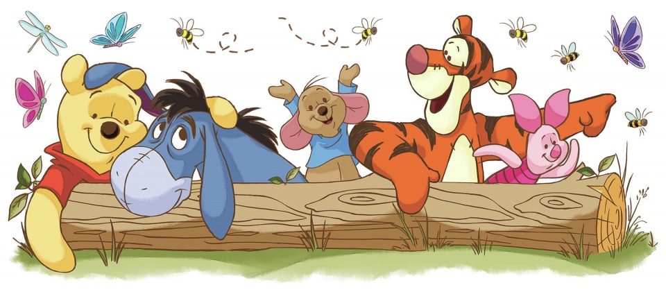 RoomMates muurstickers Winnie the Pooh & Friends vinyl 10 stuks RoomMates muurstickers Winnie the Pooh & Friends vinyl 10 stuks