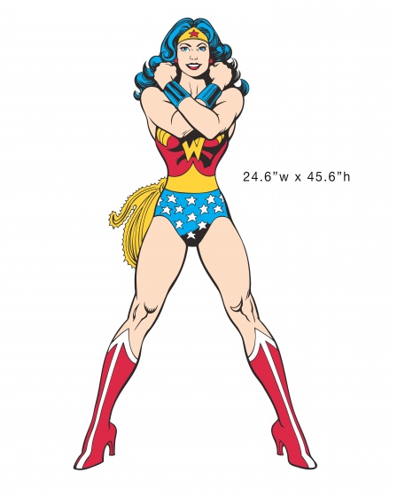 wall stickers Wonder Woman vinyl 19 kusov