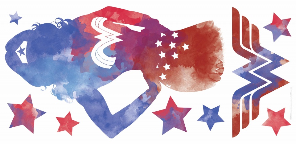 wall stickers Wonder Woman vinyl 9 kusov