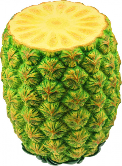 Rotary Hero príručný stolík Ananas2-in-1 39 cm polyresin zelená/žltá