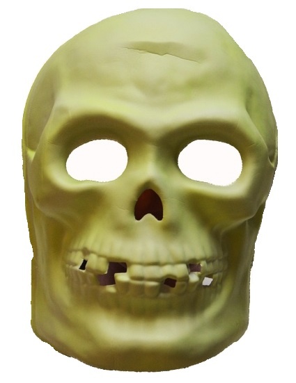 Rubie's žiara v tme kostra maska ??veľkost