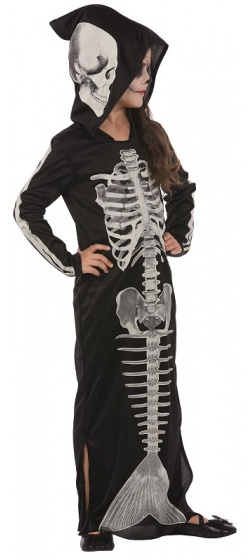 Rubie's kostým kostra morskej panny žiara v tme dievčatá mt 128