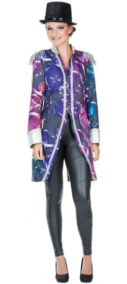 Rubie's slipcoat bubbles led dámsky polyester modrá/fialová veľkosť 38