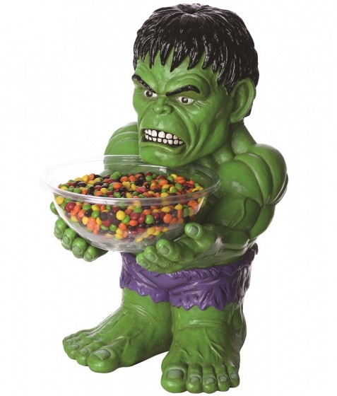 candy bowl holder Hulk 2-part green