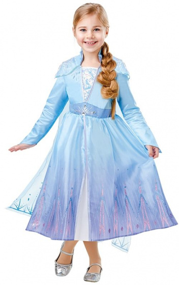 Rubie's šaty Elsa Frozen II modrá 2 kusy veľkosť 128