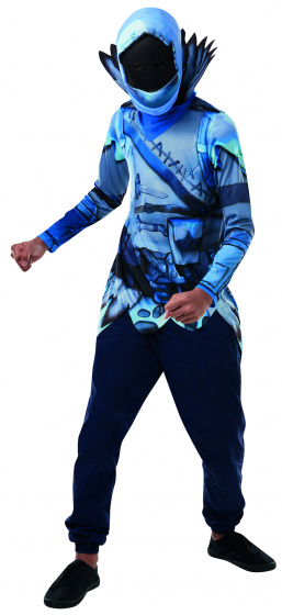 Rubie's kostým Fortnite Winter Raven polyester modrý