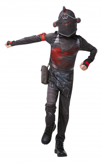 Rubie's oblek Fortnite Black Knightboys sivý veľkosť 140