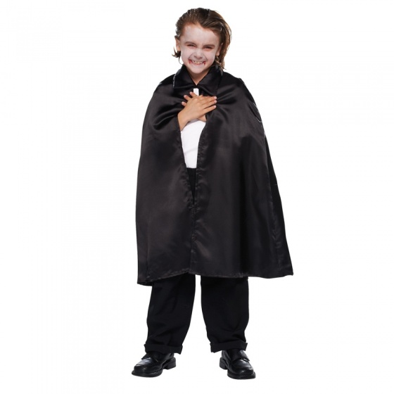 Rubie's Junior Black Cape veľkosť 128
