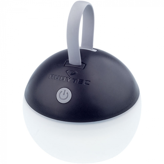 Rubytec usb lampa Žiarovka 8 cm ABS nabíjateľná biela/čierna