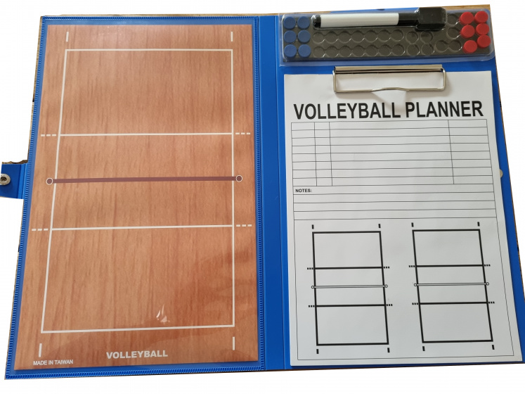 coachmap volleyball magnetic 36 cm blue