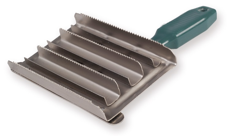 steel comb silver