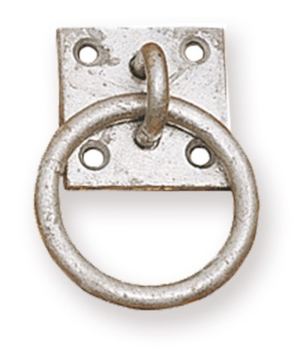 stable ring 5 x 5 cm steel silver