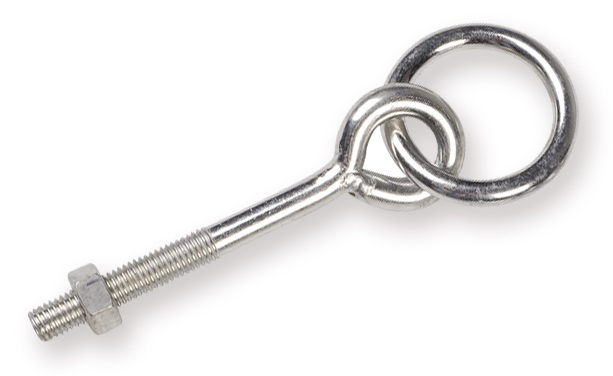 stable ring 70 mm steel silver