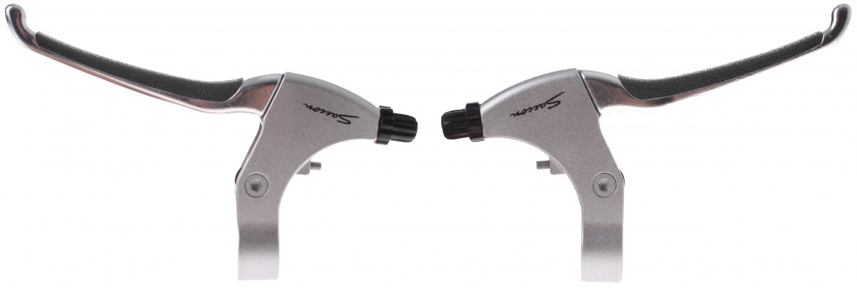 Saccon remgrepen set cantilever/rollerbrake 4 vinger zilver
