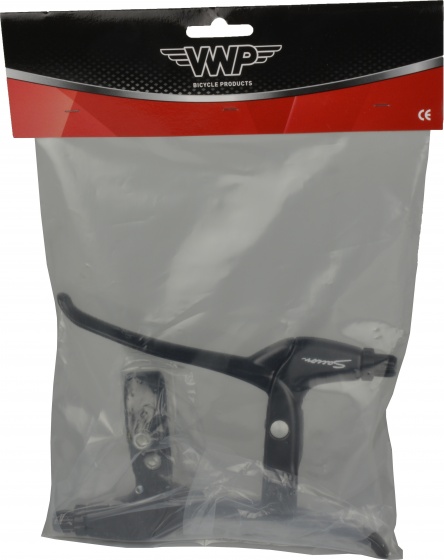 Saccon remgrepenset cantilever/rollerbrake 4 vinger zwart
