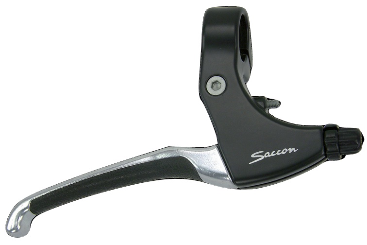 Saccon remgrepenset rollerbrake 3 vinger zwart/zilver 2 delig