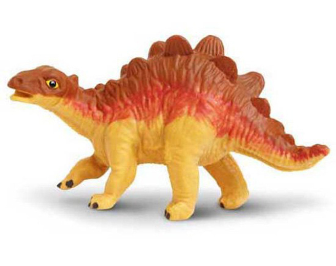 baby Stegosaurus junior 5 cm rubber green/yellow