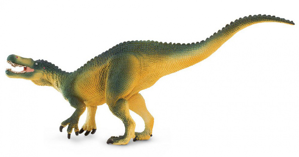 Safari dinosaurus suchomimus junior 20 cm rubber groen/geel