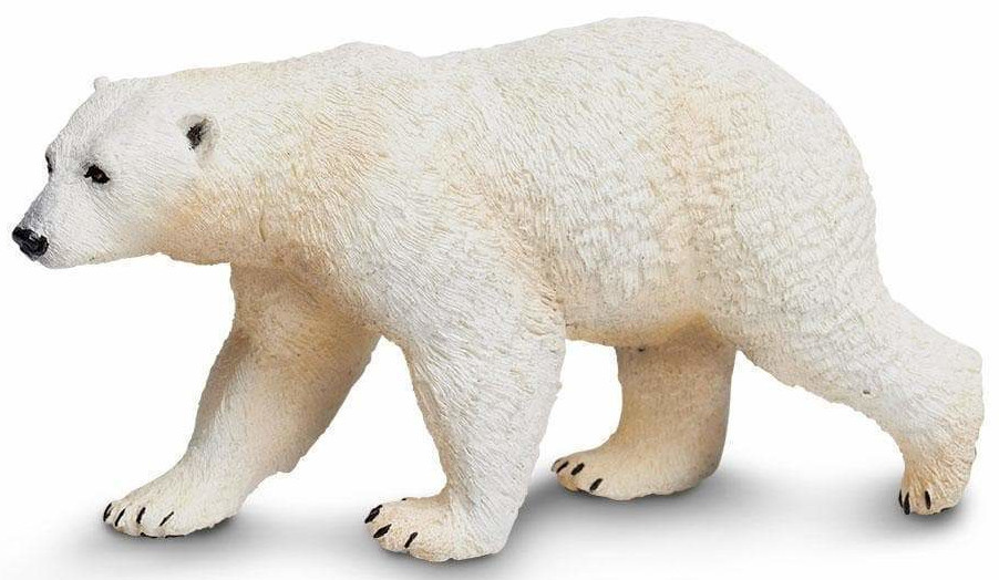 Safari hracie zvieratko ľadový medveď junior 12,5 x 5,5 cm biely