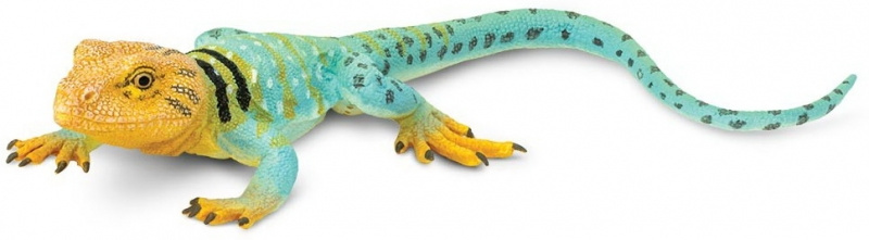 Safari hracie zvieratko leguán junior 18,5 x 14,5 cm žltá/zelená