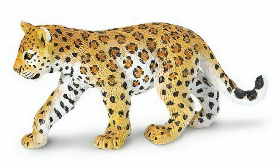 Safari hracie zvieratko leopardie mláďa junior 9 x 7 cm hnedé