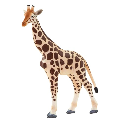 Safari speeldier giraffe junior 11,5 x 18 cm bruin