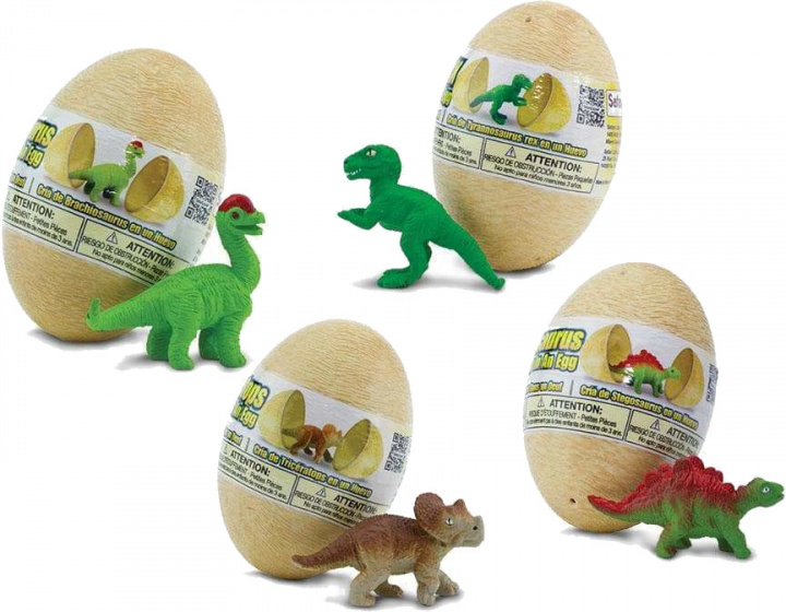 Safari súprava hračiek Baby Dino junior 9 cm zelená/hnedá 8-dielna