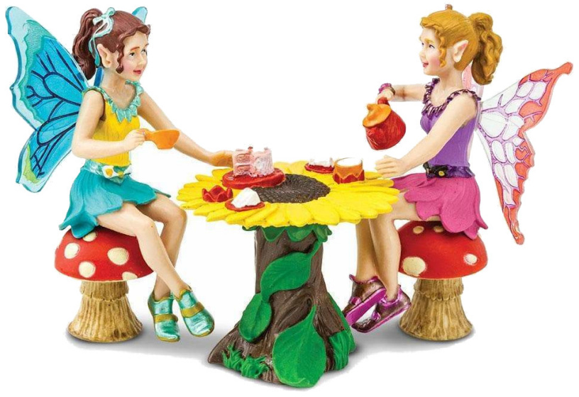 play figure set Fairy Tea Party girls 19 cm 3-piece