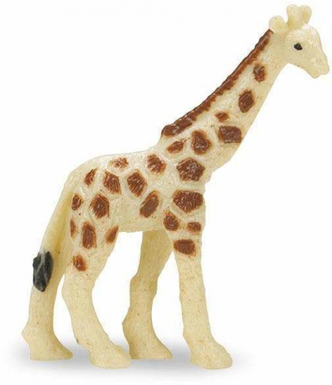 Safari speelset good luck minis giraffen 2,5 cm bruin 192 delig