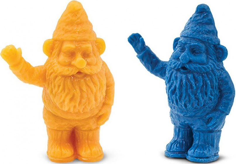 Safari speelfiguur kabouter junior 2,5 cm blauw/oranje 192 stuks