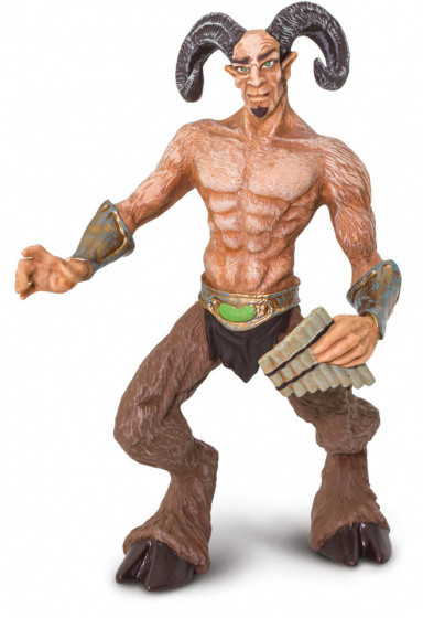 Safari speelfiguur satyr junior 10,8 cm bruin